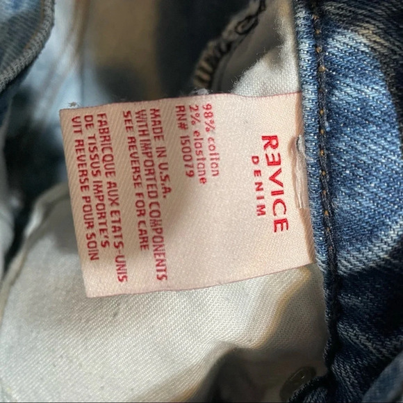 Revice Button Fly Medium Wash Mom Jeans​​​​ - Picture 5 of 6